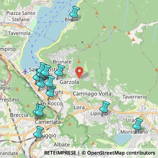 Mappa Via per Civiglio, 22100 Tavernerio CO, Italia (2.57929)