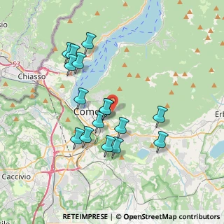 Mappa Via per Civiglio, 22100 Tavernerio CO, Italia (3.42563)