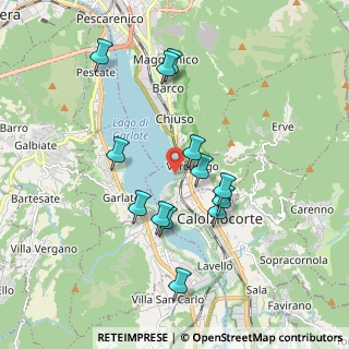 Mappa Lungolago Aldo Moro, 23808 Vercurago LC, Italia (1.71846)