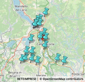 Mappa Lungolago Aldo Moro, 23808 Vercurago LC, Italia (6.5345)