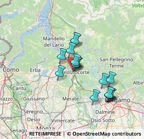 Mappa Lungolago Aldo Moro, 23808 Vercurago LC, Italia (10.92)