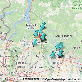 Mappa Lungolago Aldo Moro, 23808 Vercurago LC, Italia (10.92)