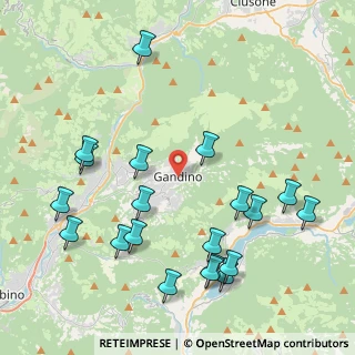 Mappa Via Giovanelli, 24024 Gandino BG, Italia (4.801)
