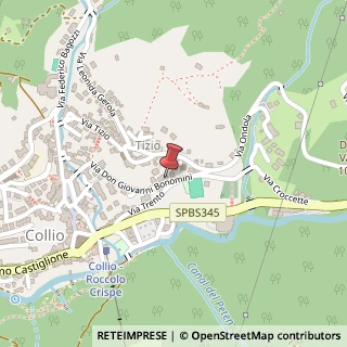 Mappa Via Ondola, 27, 25060 Collio, Brescia (Lombardia)
