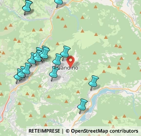 Mappa Via Ghirardelli Marco, 24024 Gandino BG, Italia (4.46063)