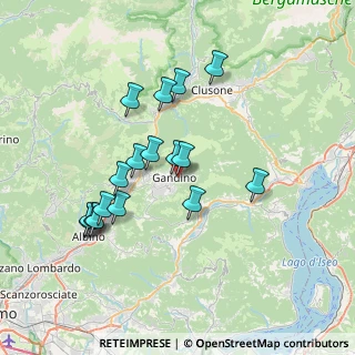 Mappa Via Ghirardelli Marco, 24024 Gandino BG, Italia (6.77412)