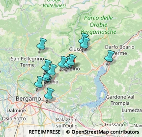 Mappa Via Ghirardelli Marco, 24024 Gandino BG, Italia (11.06615)