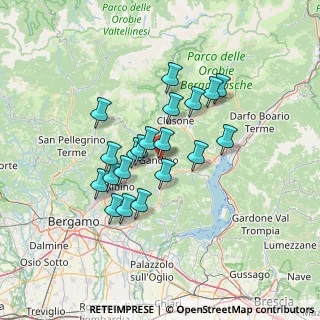 Mappa Via Ghirardelli Marco, 24024 Gandino BG, Italia (11.079)