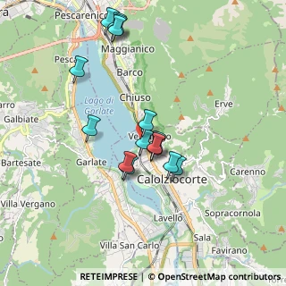 Mappa Via Giuseppe Verdi, 23808 Vercurago LC, Italia (1.654)