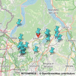 Mappa Corso 25 Aprile, 22036 Erba CO, Italia (8.10737)