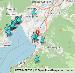 Mappa Via Dante Alighieri, 25055 Pisogne BS, Italia (2.3225)