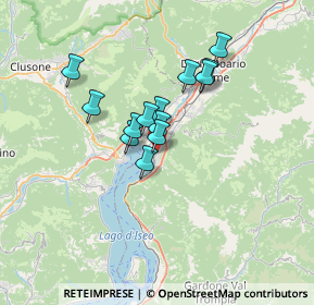 Mappa Via Dante Alighieri, 25055 Pisogne BS, Italia (4.86769)