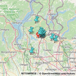 Mappa Via Enrico Fermi, 21100 Varese VA, Italia (7.10083)