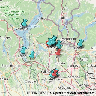 Mappa Via Enrico Fermi, 21100 Varese VA, Italia (13.7335)