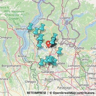 Mappa Via Enrico Fermi, 21100 Varese VA, Italia (9.14588)