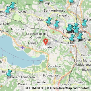 Mappa Via Enrico Fermi, 21100 Varese VA, Italia (3.16188)