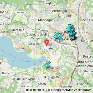 Mappa Via Enrico Fermi, 21100 Varese VA, Italia (2.1865)