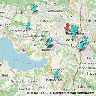 Mappa Via Enrico Fermi, 21100 Varese VA, Italia (2.2475)