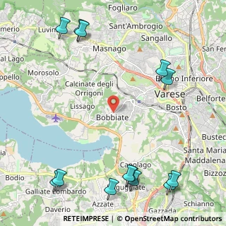 Mappa Via Enrico Fermi, 21100 Varese VA, Italia (3.11308)