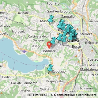 Mappa Via Enrico Fermi, 21100 Varese VA, Italia (1.804)