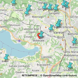 Mappa Via Enrico Fermi, 21100 Varese VA, Italia (3.19533)
