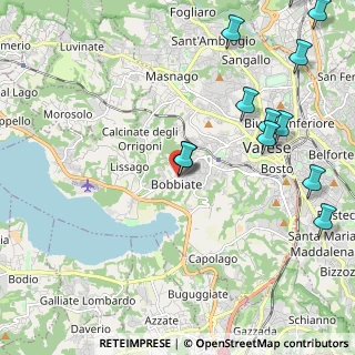 Mappa Via Enrico Fermi, 21100 Varese VA, Italia (2.705)