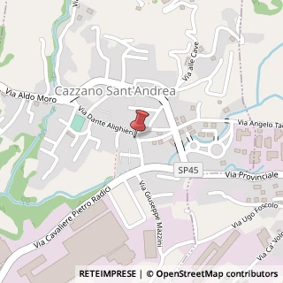 Mappa Via Papa Giovanni XXIII,  8, 24024 Cazzano Sant'Andrea, Bergamo (Lombardia)