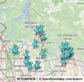 Mappa Via Foppa, 23808 Vercurago LC, Italia (17.8445)