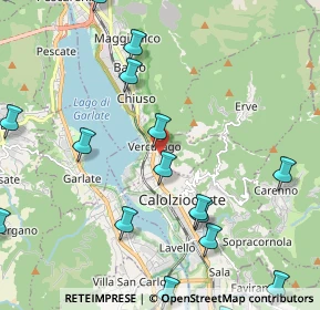 Mappa Via Foppa, 23808 Vercurago LC, Italia (3.0925)