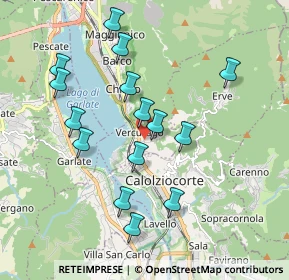 Mappa Via Foppa, 23808 Vercurago LC, Italia (1.83667)