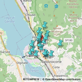 Mappa Via Foppa, 23808 Vercurago LC, Italia (0.584)