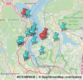 Mappa Via XXV Aprile, 21027 Ispra VA, Italia (6.43882)