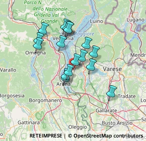 Mappa Via XXV Aprile, 21027 Ispra VA, Italia (11.25118)