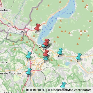 Mappa Via Santo Garovaglio, 22100 Como CO, Italia (3.56)