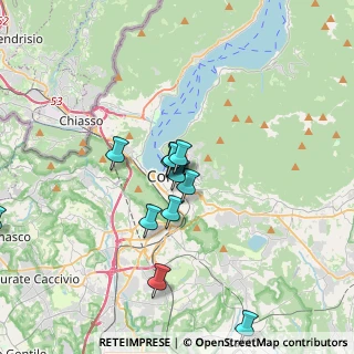 Mappa Via Santo Garovaglio, 22100 Como CO, Italia (3.09667)