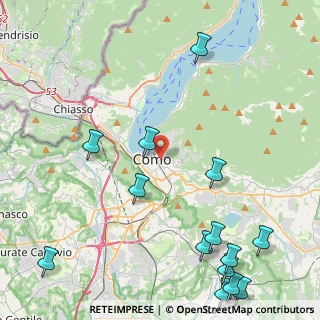 Mappa Via Santo Garovaglio, 22100 Como CO, Italia (6.01786)