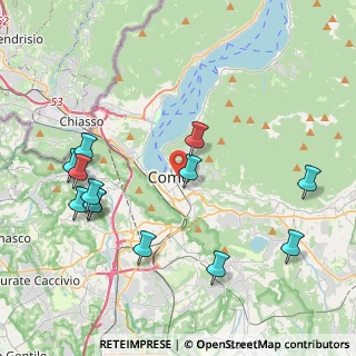 Mappa Via Santo Garovaglio, 22100 Como CO, Italia (4.56538)