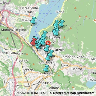Mappa Via Santo Garovaglio, 22100 Como CO, Italia (1.234)