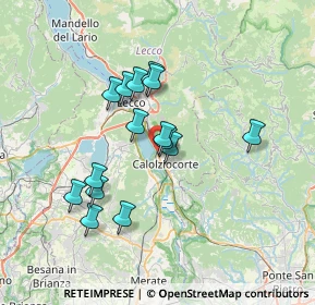 Mappa Via I Maggio, 23808 Vercurago LC, Italia (5.972)