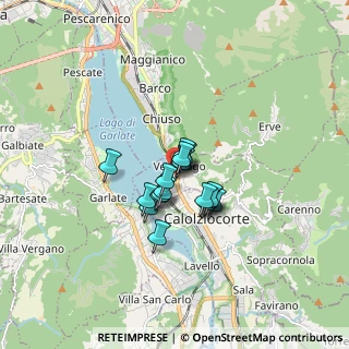 Mappa Via I Maggio, 23808 Vercurago LC, Italia (0.94778)