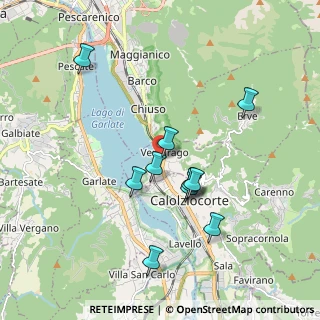 Mappa Via I Maggio, 23808 Vercurago LC, Italia (1.68727)