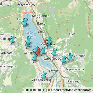 Mappa Via I Maggio, 23808 Vercurago LC, Italia (1.83667)