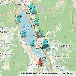 Mappa Via I Maggio, 23808 Vercurago LC, Italia (1.87733)