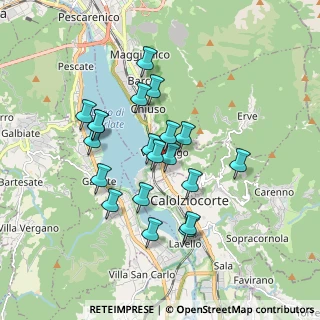 Mappa Via I Maggio, 23808 Vercurago LC, Italia (1.5515)
