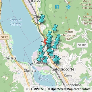 Mappa Via I Maggio, 23808 Vercurago LC, Italia (0.595)