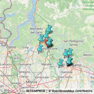 Mappa Lungo Lago Aldo Moro, 23808 Vercurago LC, Italia (10.89125)