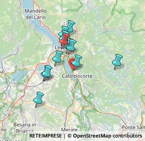 Mappa Lungo Lago Aldo Moro, 23808 Vercurago LC, Italia (5.72167)