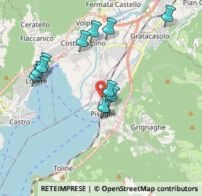 Mappa Via Milano, 25055 Pisogne BS, Italia (1.86333)