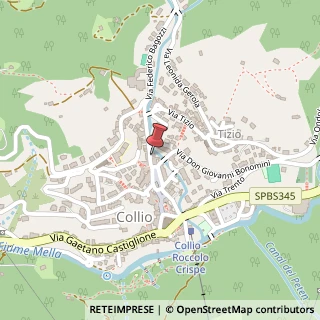 Mappa Via Federico Bagozzi, 2, 25060 Collio, Brescia (Lombardia)