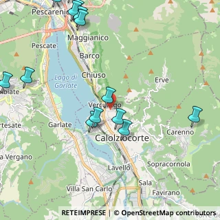 Mappa Via del Poggio, 23808 Vercurago LC, Italia (2.75357)